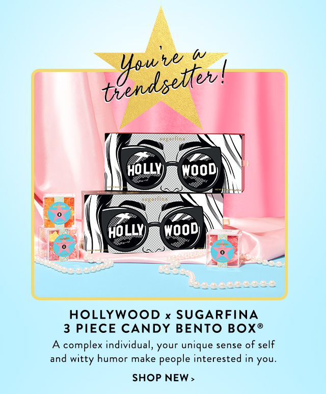 Hollywood X Sugarfina 3 Piece Candy Bento Box
