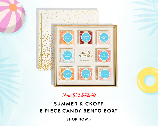 Summer Kickoff 8 Piece Candy Bento Box