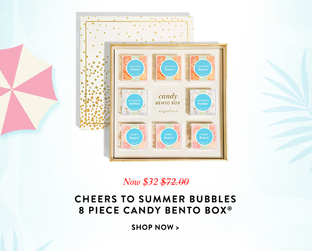 Cheers To Summer Bubbles 8 Piece Candy Bento Box