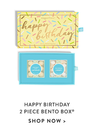 Happy Birthday 2 Piece Candy Bento Box