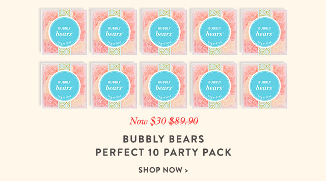 Bubbly Bears Perfect 10 Party Pack