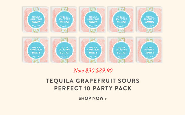 Tequila Grapefruit Sours Perfect 10 Party Pack