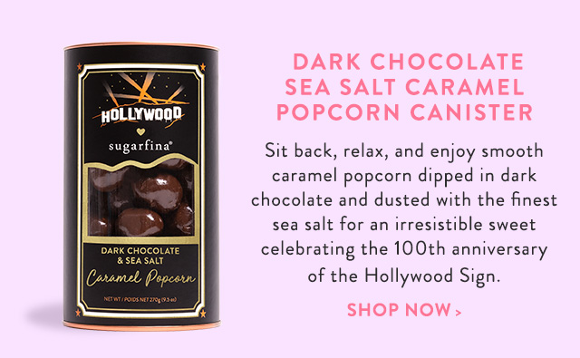 Dark Chocolate Sea Salt Popcorn Canister