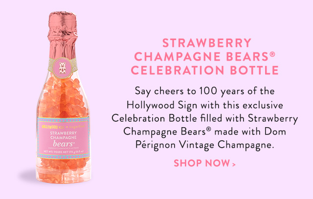 Strawberry Champagne Bears Celebration Bottle