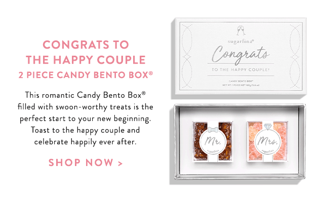 Congrats To The Happy Couple 2 Piece Candy Bento Box