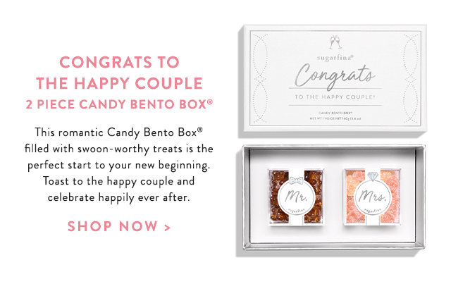 Congrats to The Happy Couple 2 Piece Candy Bento Box