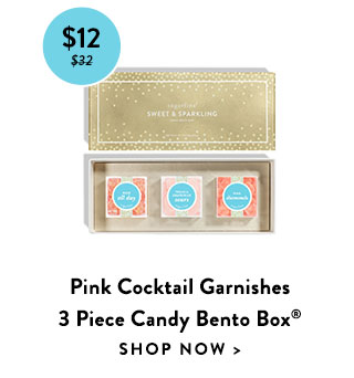 Shop The Pink Cocktail Garnishes 3 Piece Candy Bento Box