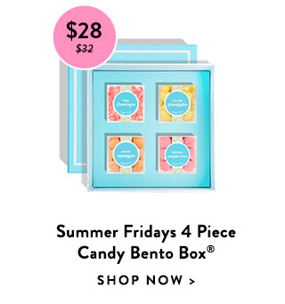 Shop the Summer Fridays 4 Piece Candy Bento Box