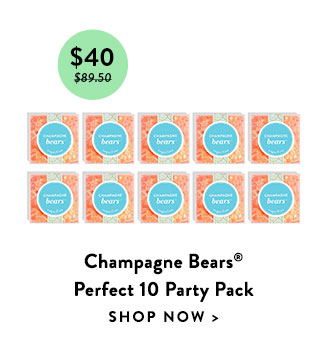 Shop the Champagne Bears Perfect 10 Party Pack
