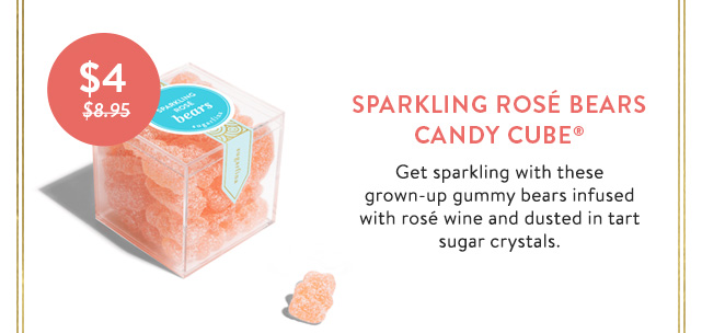 Sparkling Rose Bears Candy Cube