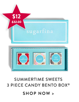 Summertime Sweets 3 Piece Candy Bento Box