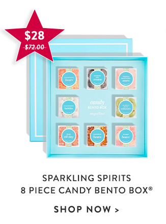 Sparkling Spirits 8 Piece Candy Bento Box