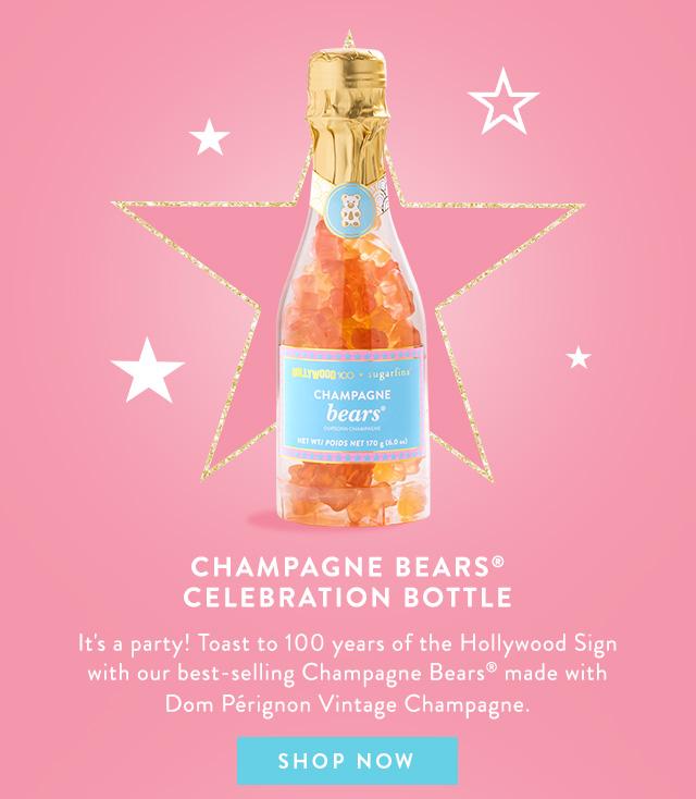 Hollywood x Sugarfina Champagne Bears Celebration Bottle