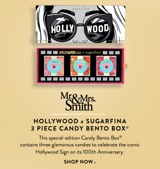 Hollywood X Sugarfina 3 Piece Candy Bento Box