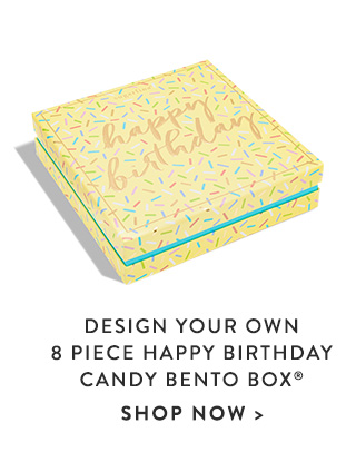 Design Your Own 9 Piece Happy Birthday Candy Bento Box
