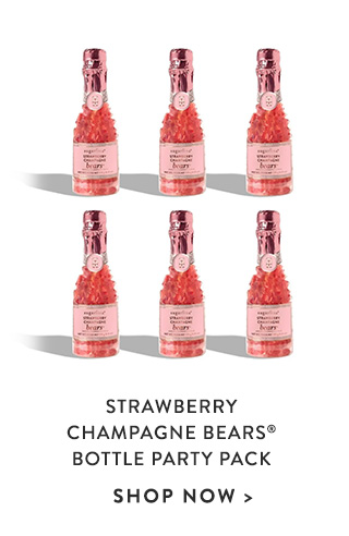 Shop Strawberry Champagne Bears Bottle Party Pack