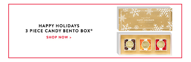 Shop the Happy Holidays 3 Piece Candy Bento Box!