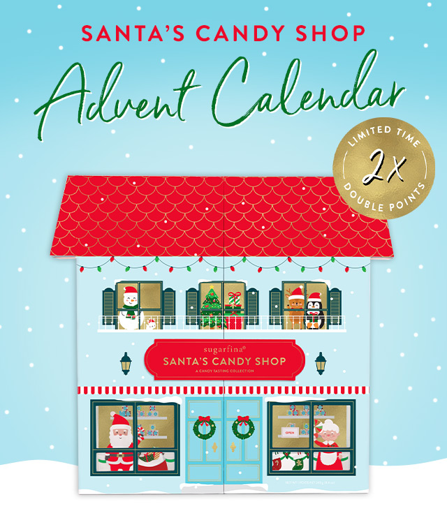 Enjoy 2x Points On Santa's Candy Shop Advent Calendar!