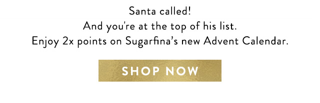Enjoy 2x Points On Santa's Candy Shop Advent Calendar!