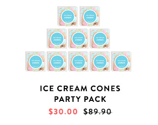 Ice Cream Cones Party Pack