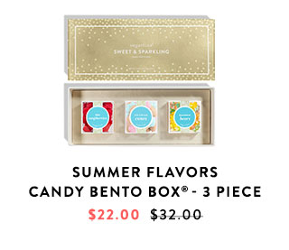 Summer Flavors Candy Bento Box - 3 Piece
