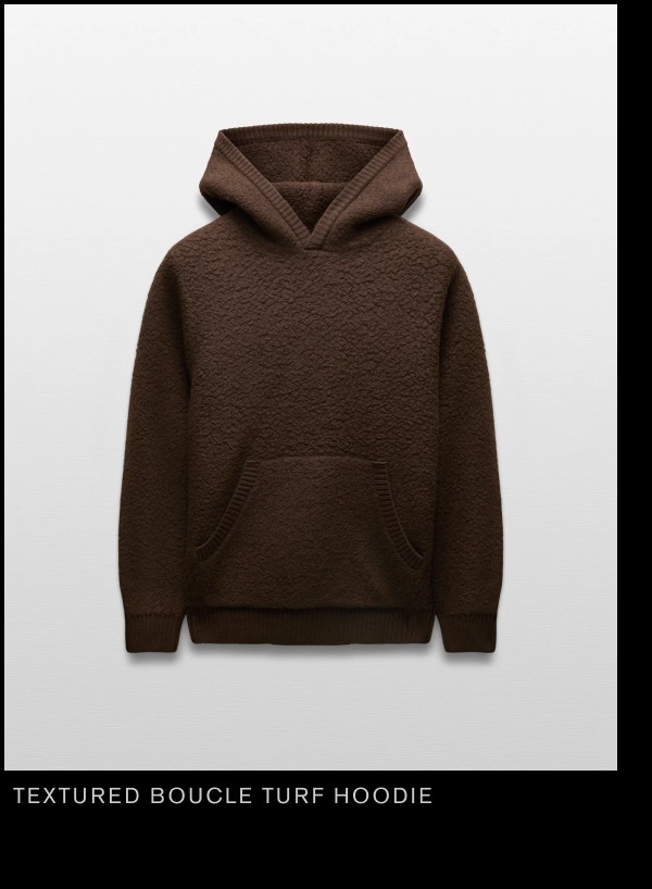 Textured Boucle Turf Hoodie