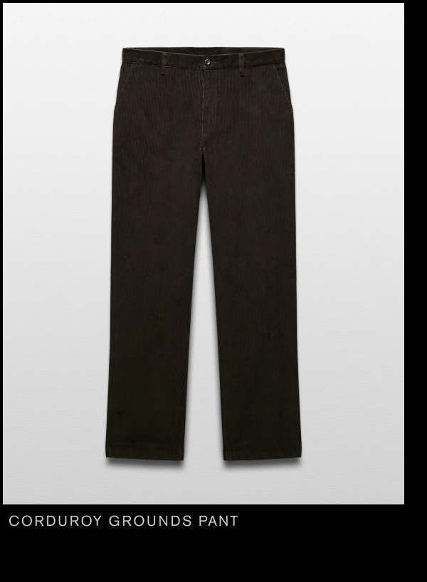 Corduroy Grounds Pant