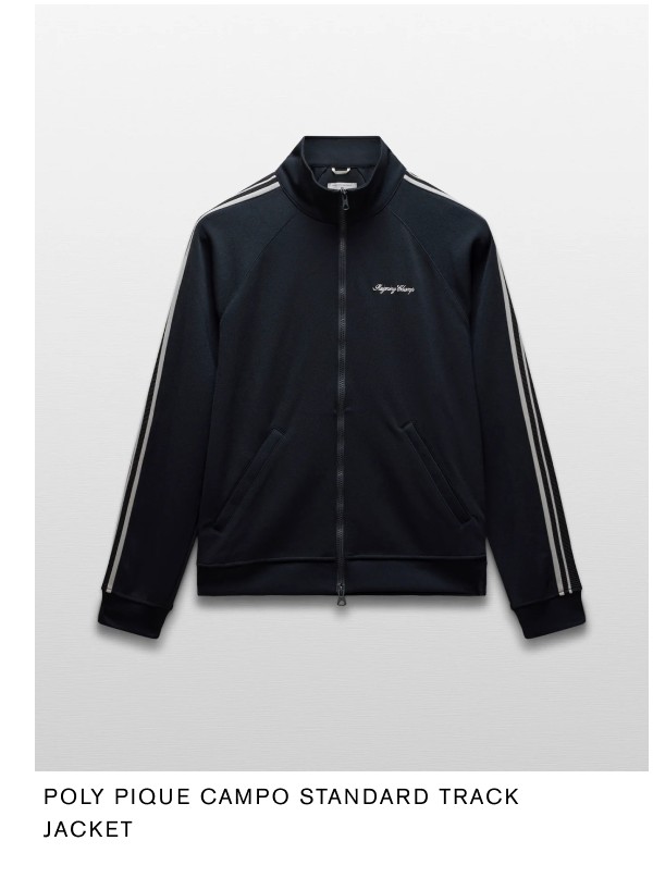 Poly Pique Campo Standard Track Jacket