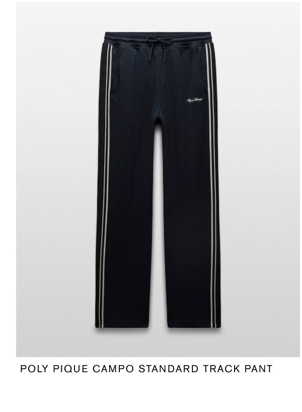 Poly Pique Campo Standard Track Pant