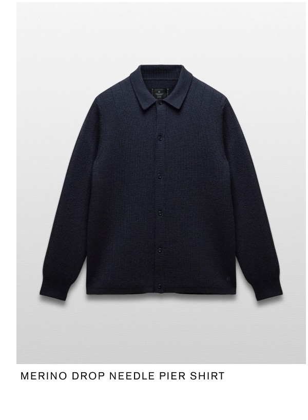 Merino Drop Needle Pier Shirt