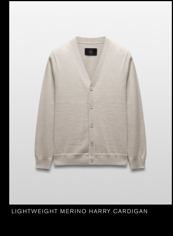 Lightweight Merino Harry Cardigan