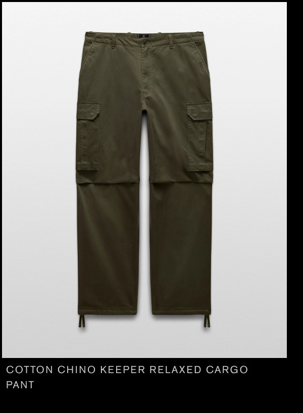 Cotton Chino Keeper Relaxed Cargo Pant