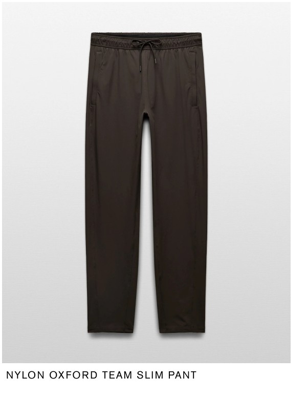 Nylon Oxford Team Slim Pant