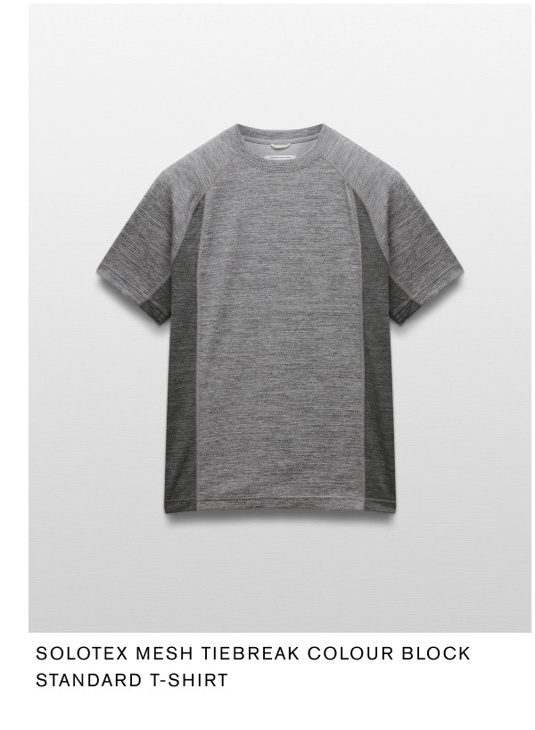 Solotex Mesh Tiebreak Colour Block Standard T-Shirt