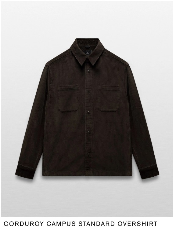 Corduroy Campus Standard Overshirt