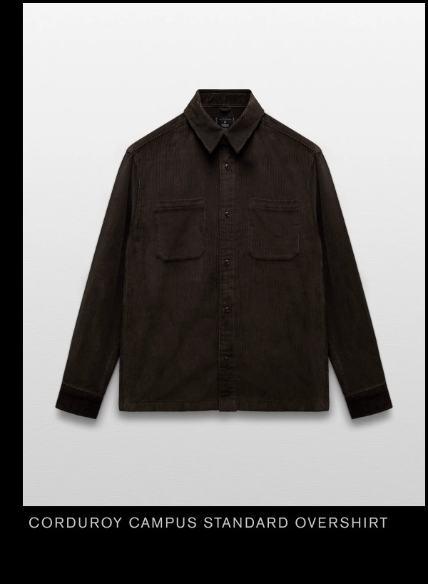 Corduroy Campus Standard Overshirt