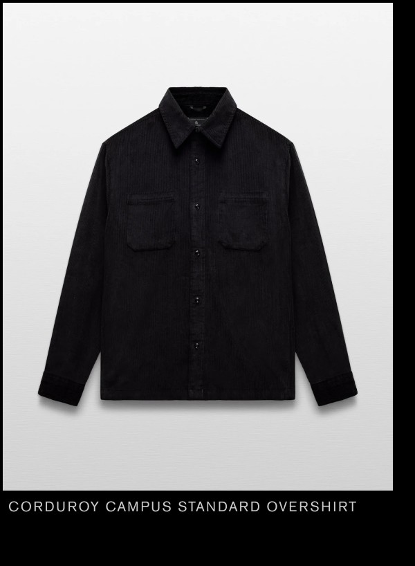 Corduroy Campus Standard Overshirt