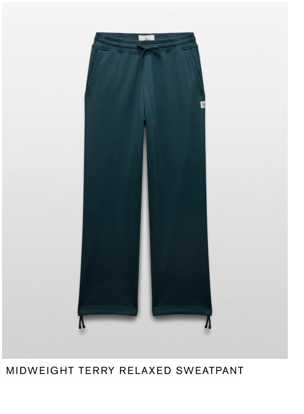 Midweight Terry Relaxed Sweatpant