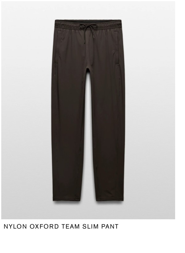 Nylon Oxford Team Slim Pant