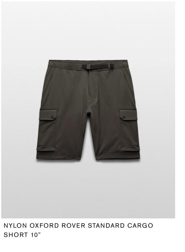 Nylon Oxford Rover Standard Cargo Short 10"