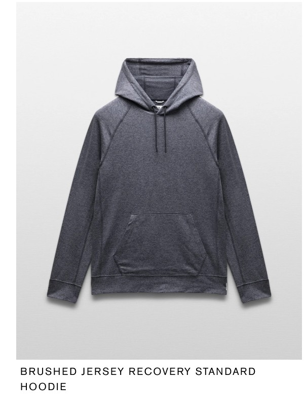 Brushed Jersey Recovery Standard Hoodie