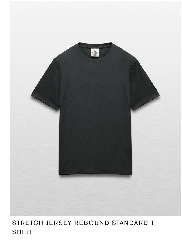 Stretch Jersey Rebound Standard T-Shirt