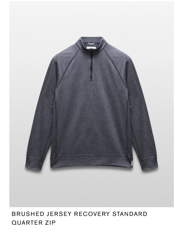 Brushed Jersey Recovery Standard Quarter Zip