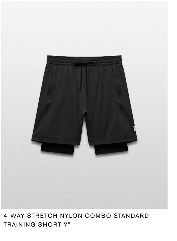 4-Way Stretch Nylon Combo Standard Training Short 7”