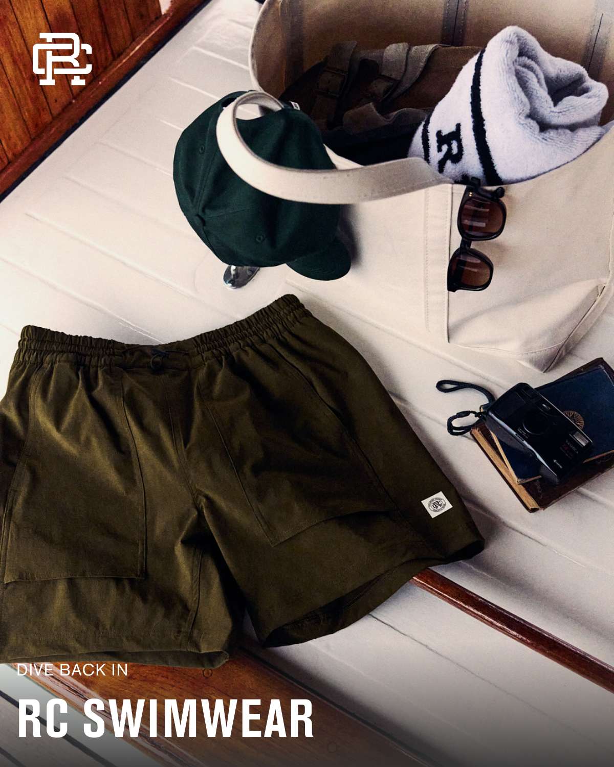 Dive Back In—swim trunks ready for high summer.