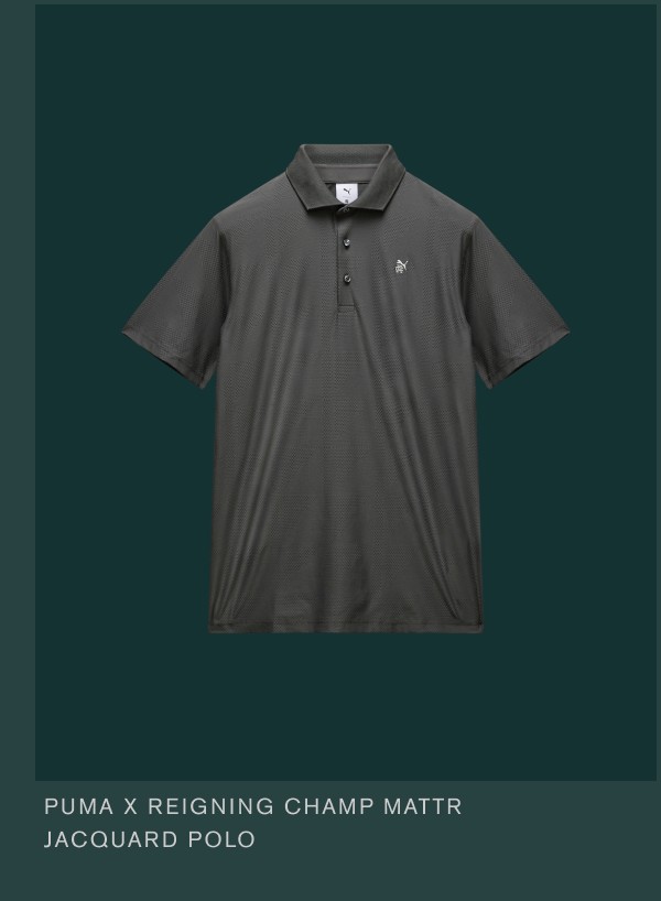 PUMA X Reigning champ MATTR JACQUARD POLOPUMA X Reigning champ MATTR JACQUARD POLO