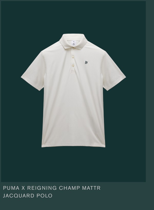 PUMA X Reigning champ MATTR JACQUARD POLO