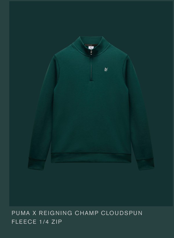 PUMA x Reigning Champ CLOUDSPUN Fleece 1/4 Zip