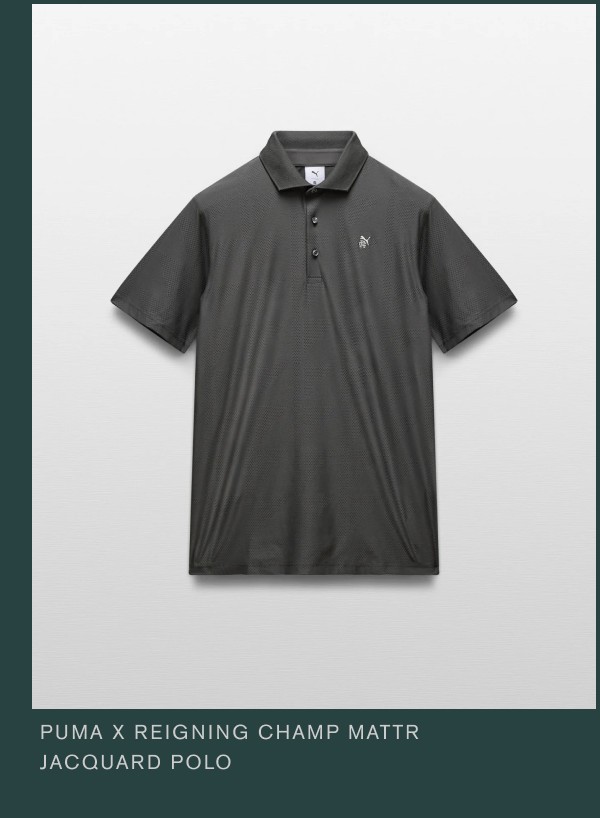 PUMA x Reigning Champ MATTR Jacquard Polo