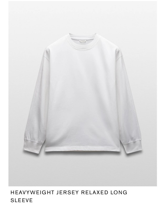 Heavyweight Jersey Relaxed Long Sleeve